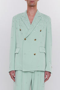 FLORAL DB BLAZER