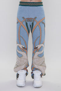 SWAN TAPESTRY FLARE PANT