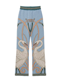 SWAN TAPESTRY FLARE PANT