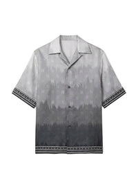 MICRO MA PAISLEY BOWLING SHIRT