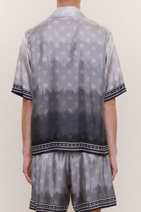 MICRO MA PAISLEY BOWLING SHIRT