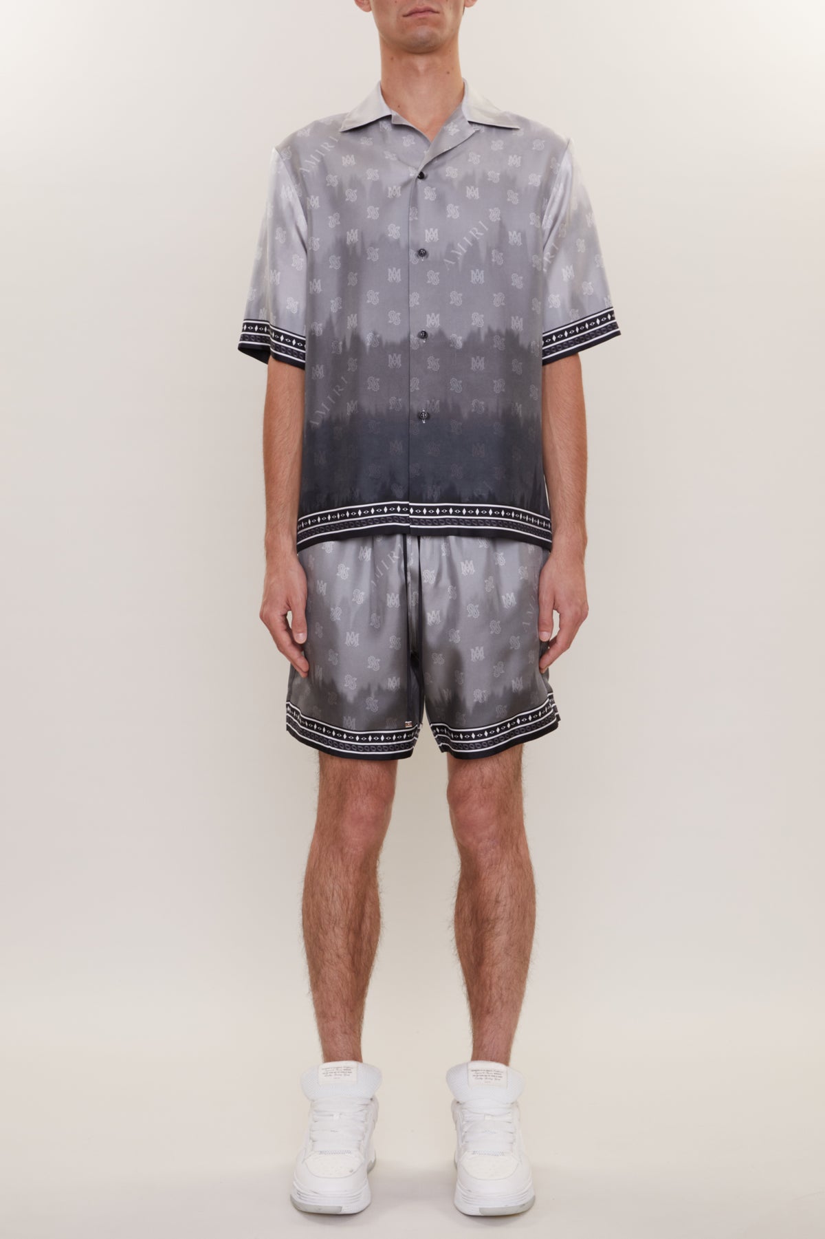 MICRO MA PAISLEY BOWLING SHIRT