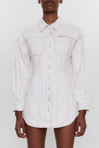 AMIRI SCRIPT SHIRT DRESS