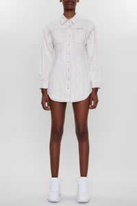 AMIRI SCRIPT SHIRT DRESS