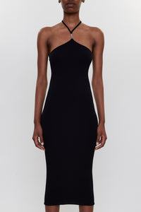 VERTICAL AMIRI MIDI DRESS