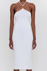 VERTICAL AMIRI MIDI DRESS