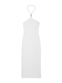 VERTICAL AMIRI MIDI DRESS