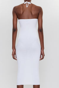 VERTICAL AMIRI MIDI DRESS