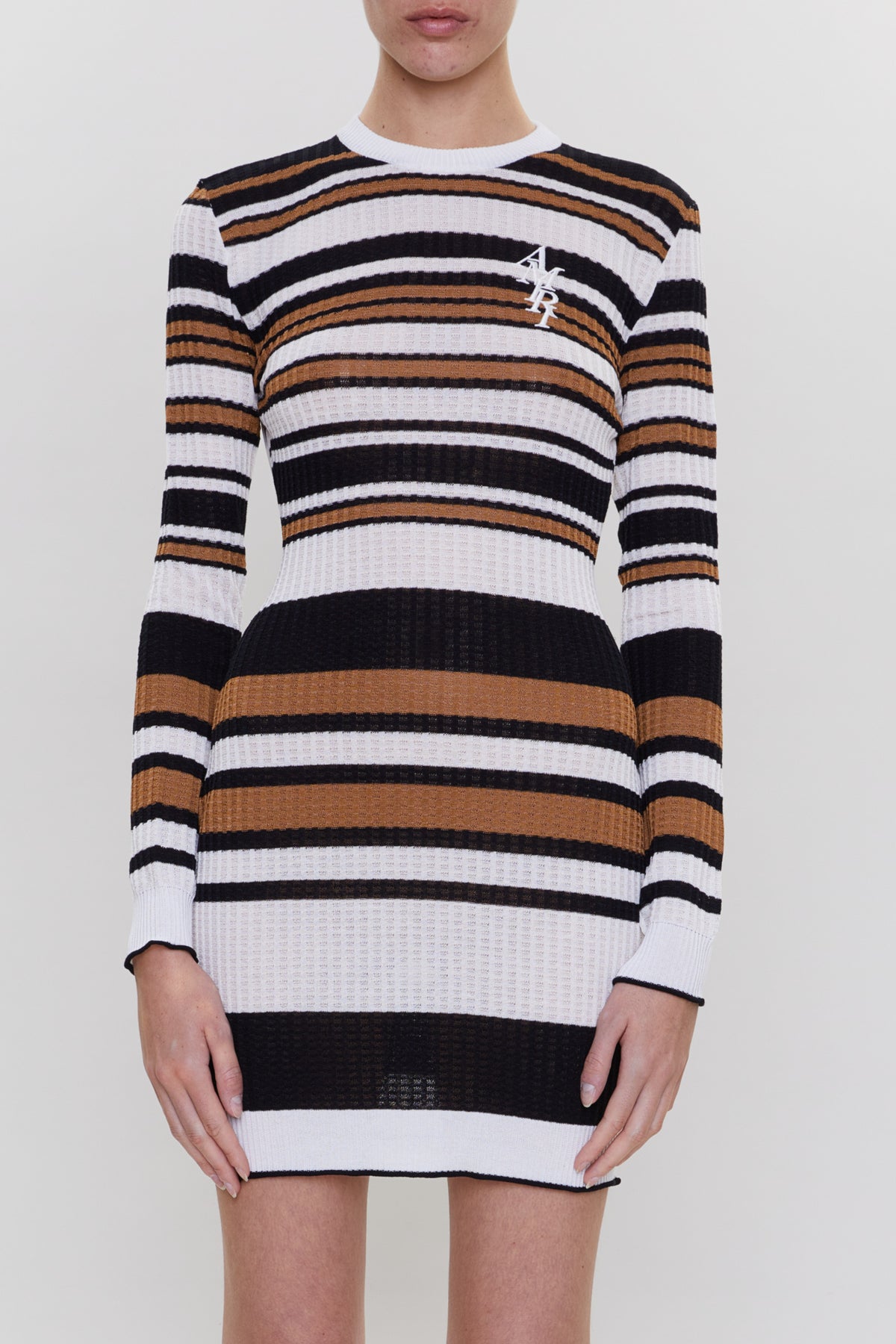 VERTICAL AMIRI STRIPED DRESS
