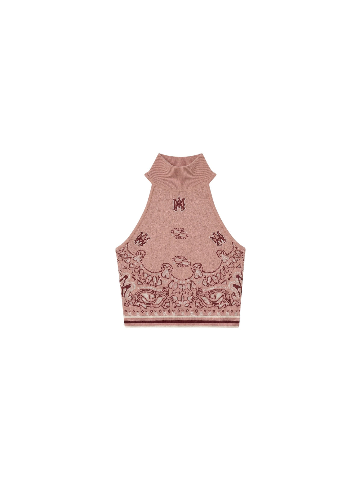 BANDANA MOCK NECK TANK
