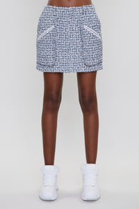 BOUCLE CARGO MINI SKIRT