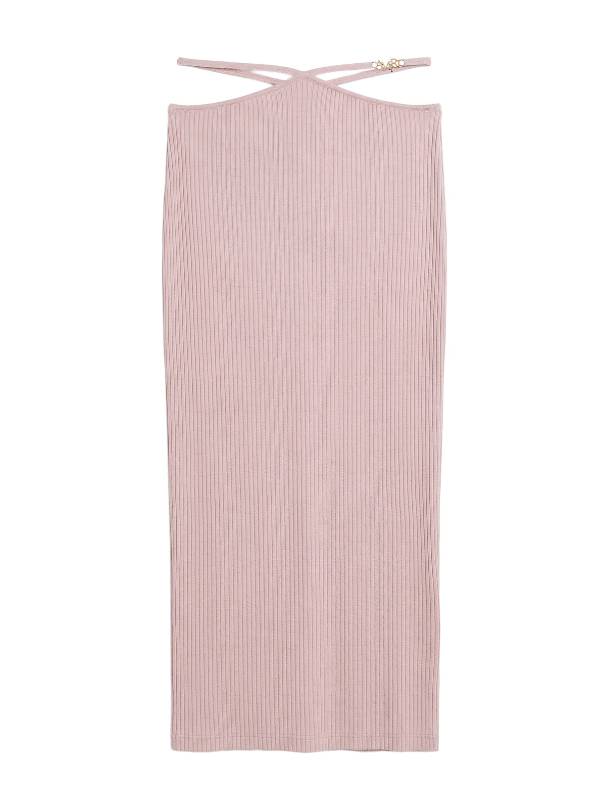 Amiri asymmetrical midi skirt - Cork