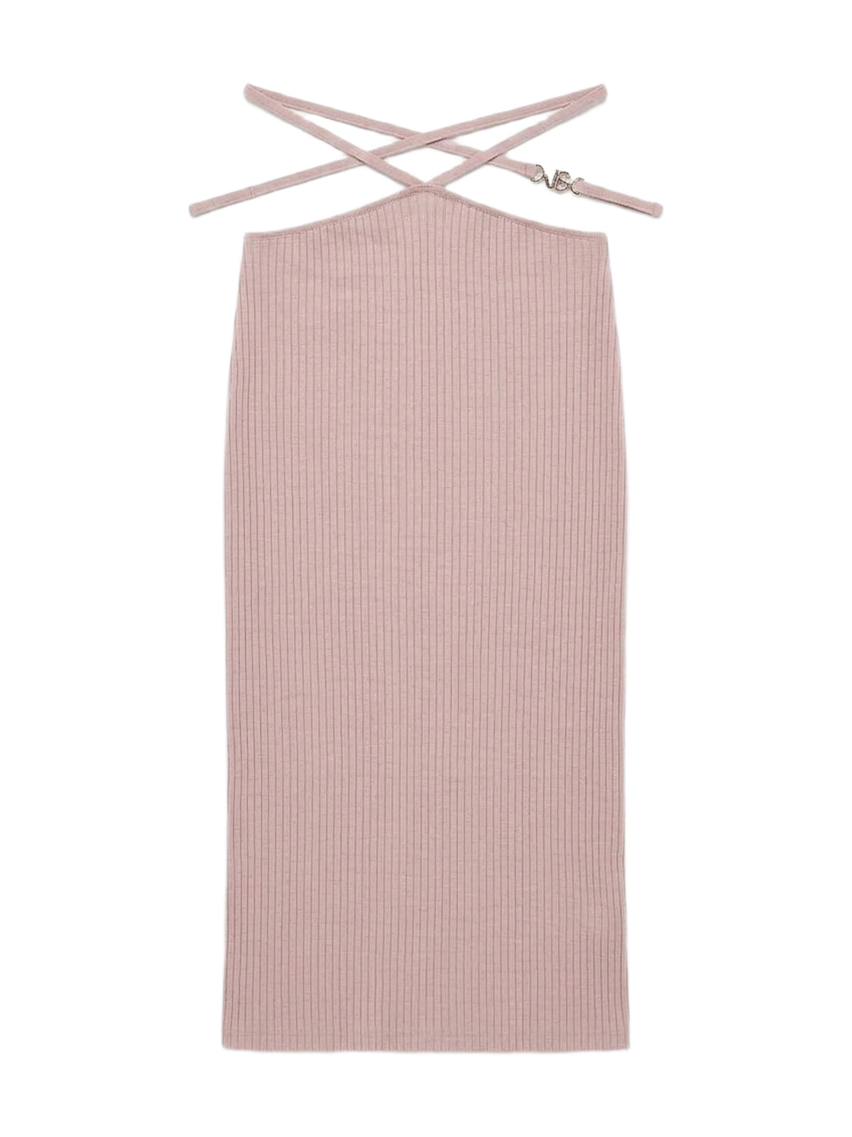 AMIRI STAGGERED MIDI SKIRT