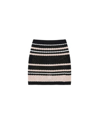 VERTICAL AMIRI STRIPE SKIRT
