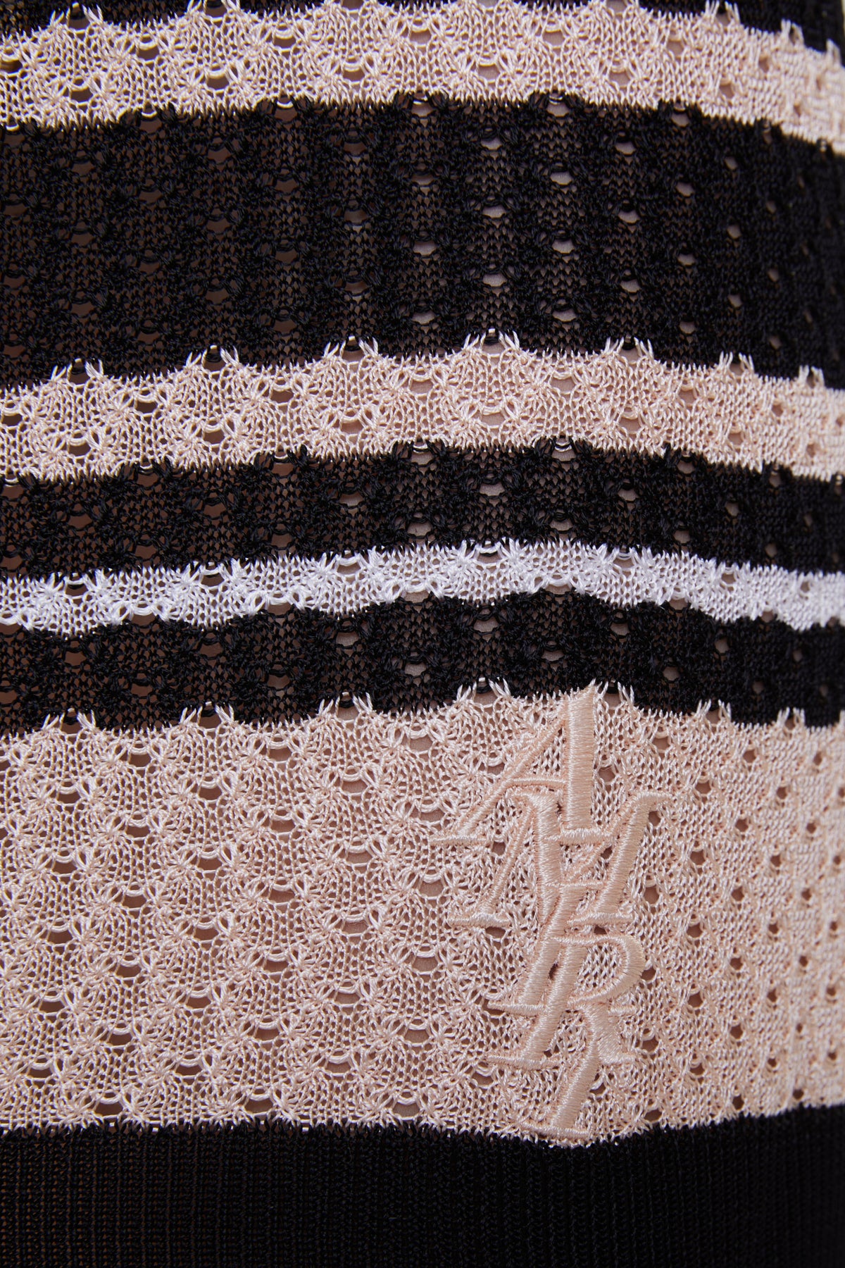 VERTICAL AMIRI STRIPE SKIRT