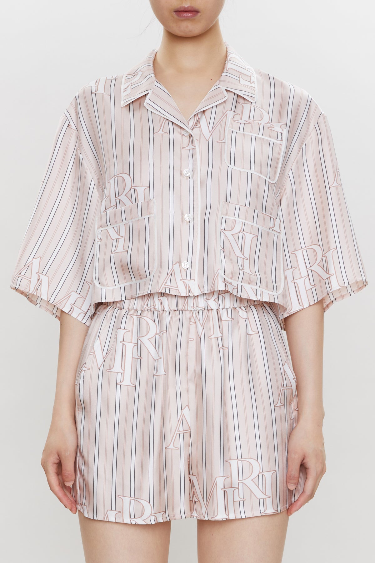 AMIRI STAGGERED STRIPE SHIRT