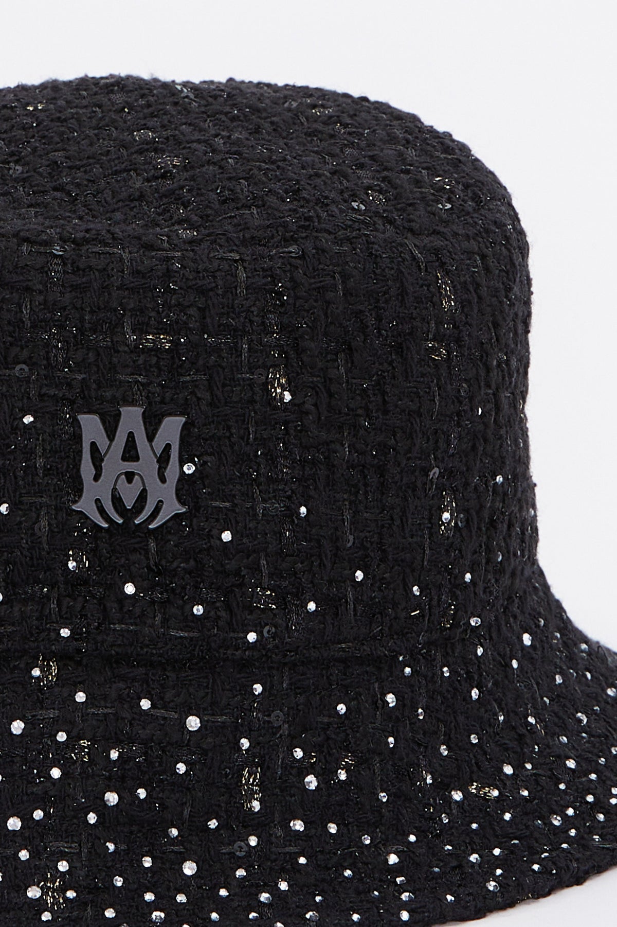 CRYSTAL BOUCLE BUCKET HAT