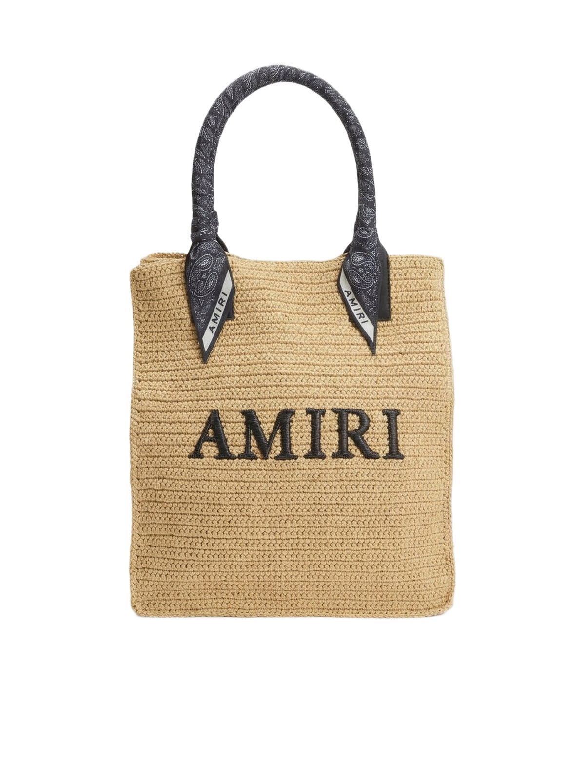 AMIRI RAFFIA TOTE