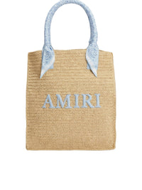 AMIRI RAFFIA TOTE