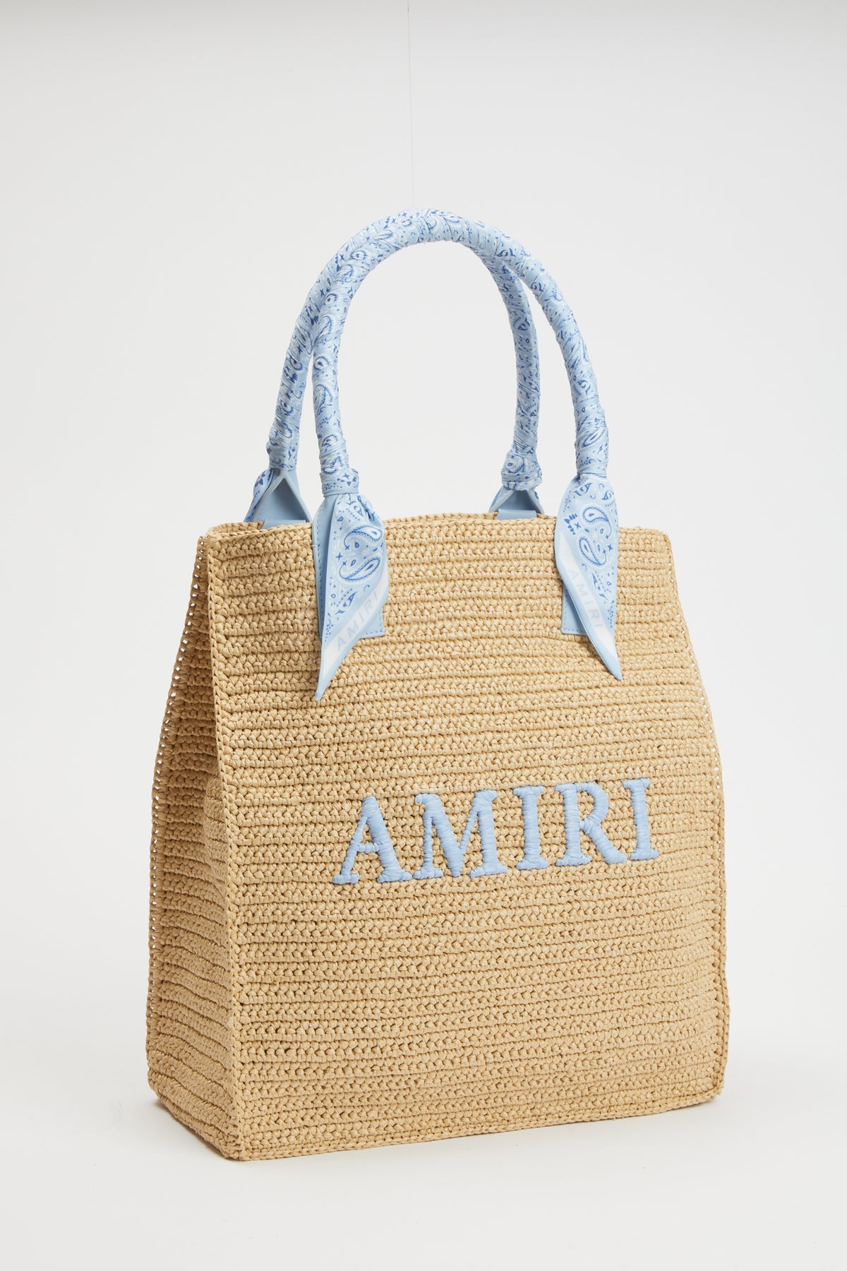 AMIRI RAFFIA TOTE