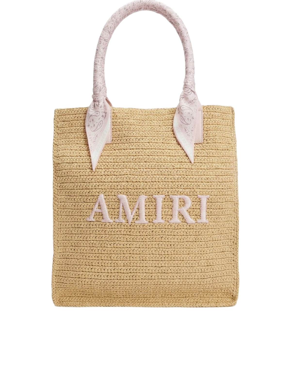 AMIRI RAFFIA TOTE