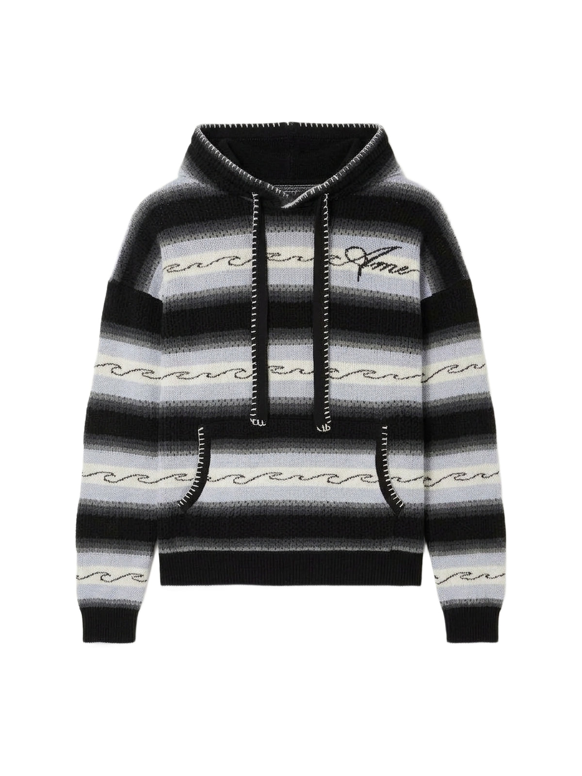 AMRI WAVE BAJA STRIPE HOODIE
