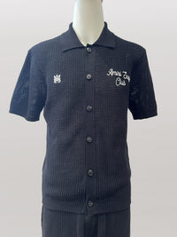 AMIRI SURF CLUB CROCHET POLO