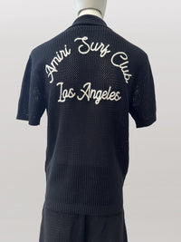 AMIRI SURF CLUB CROCHET POLO