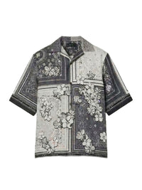 BANDANA FLORAL BOWLING SHIRT
