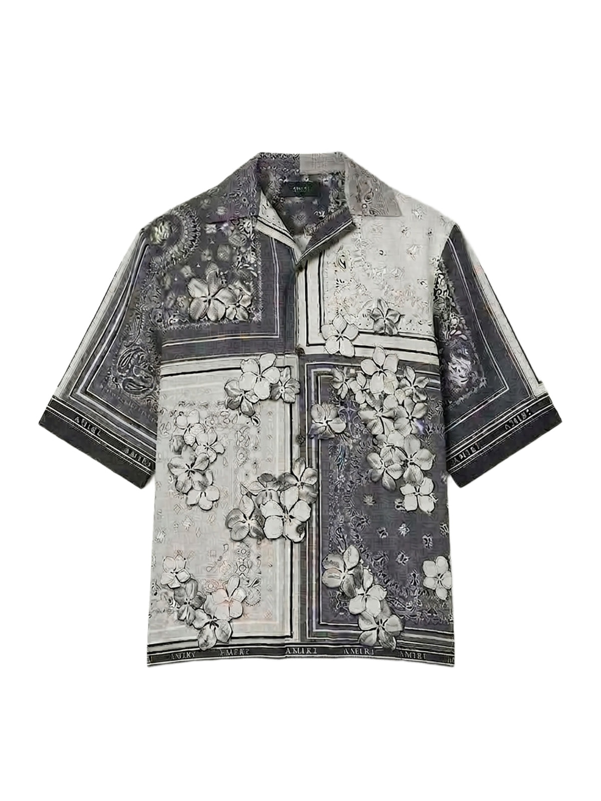 BANDANA FLORAL BOWLING SHIRT