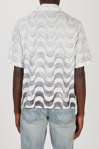 AMIRI STAGGERED WAVE SHIRT