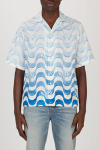 AMIRI STAGGERED WAVE SHIRT