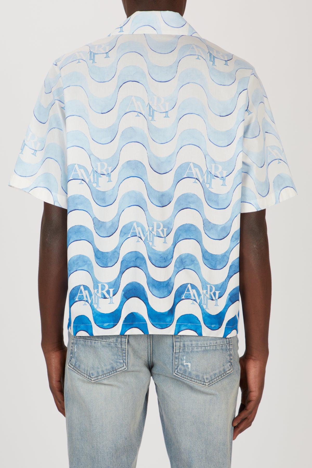AMIRI STAGGERED WAVE SHIRT
