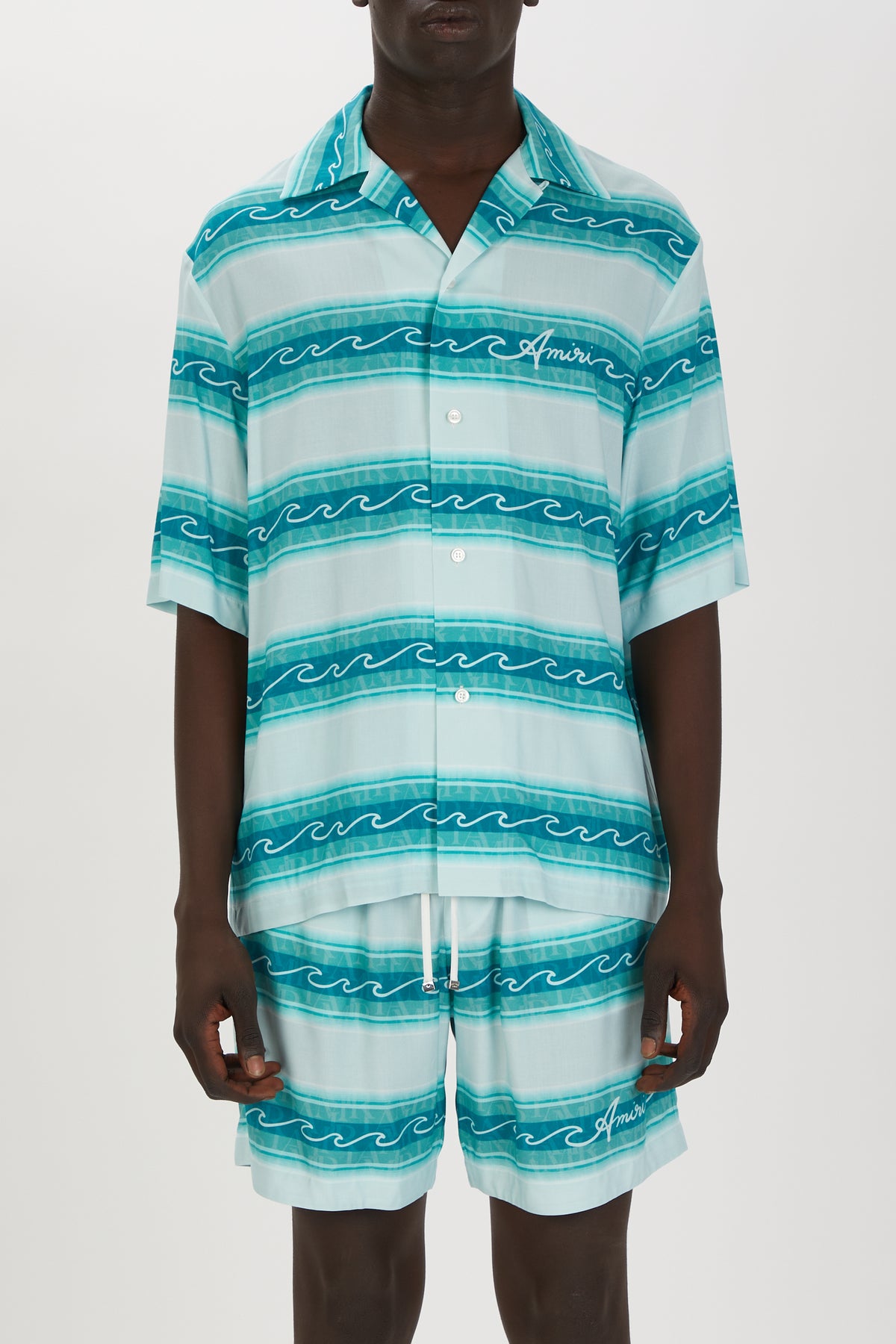 AMIRI WAVE BAJA STRIPE SHIRT