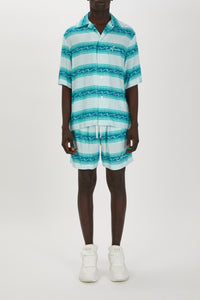 AMIRI WAVE BAJA STRIPE SHIRT
