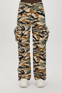 AMIRI REPEAT PALM BAGGY M65 CARGO