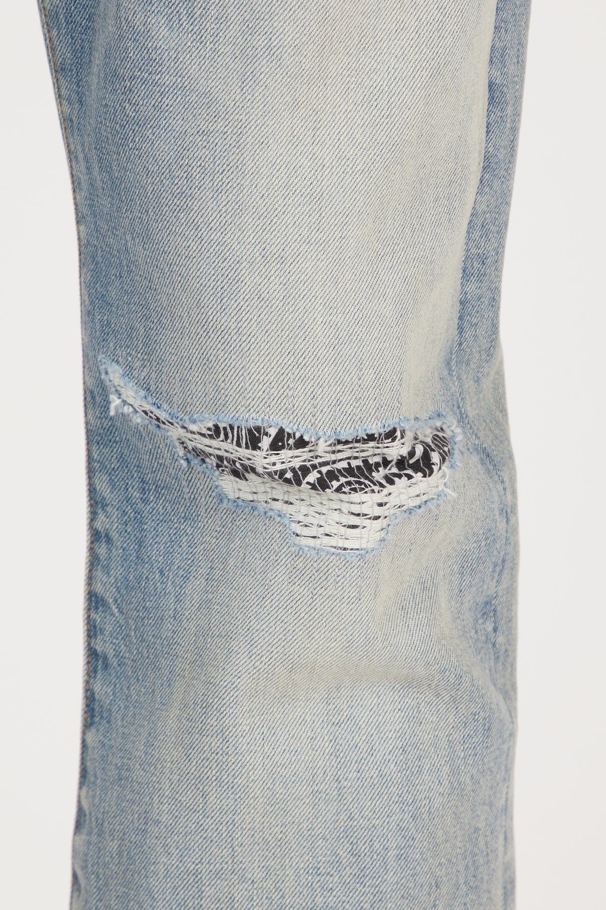BANDANA REPAIR STRAIGHT JEAN