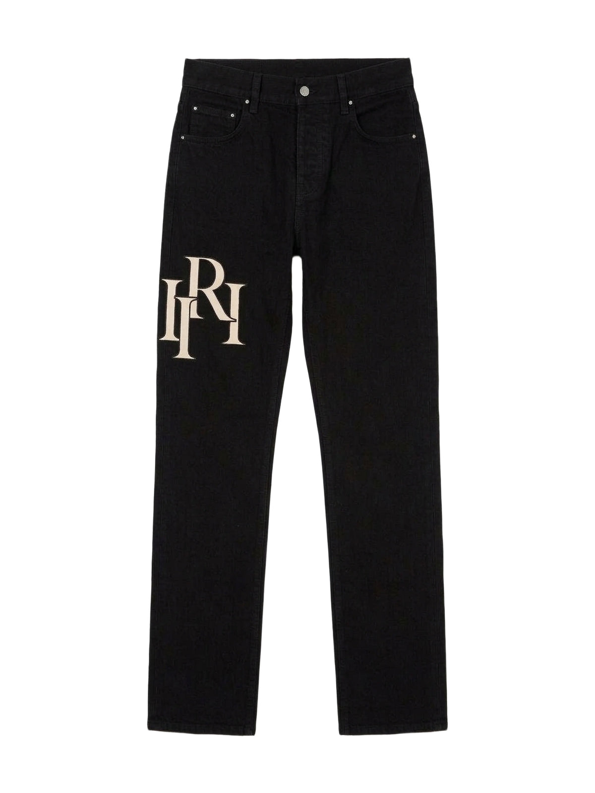 STAGGERED LOGO STRAIGHT JEAN