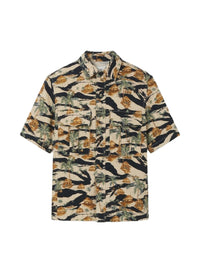 AMIRI REPEAT PALM CAMP SHIRT
