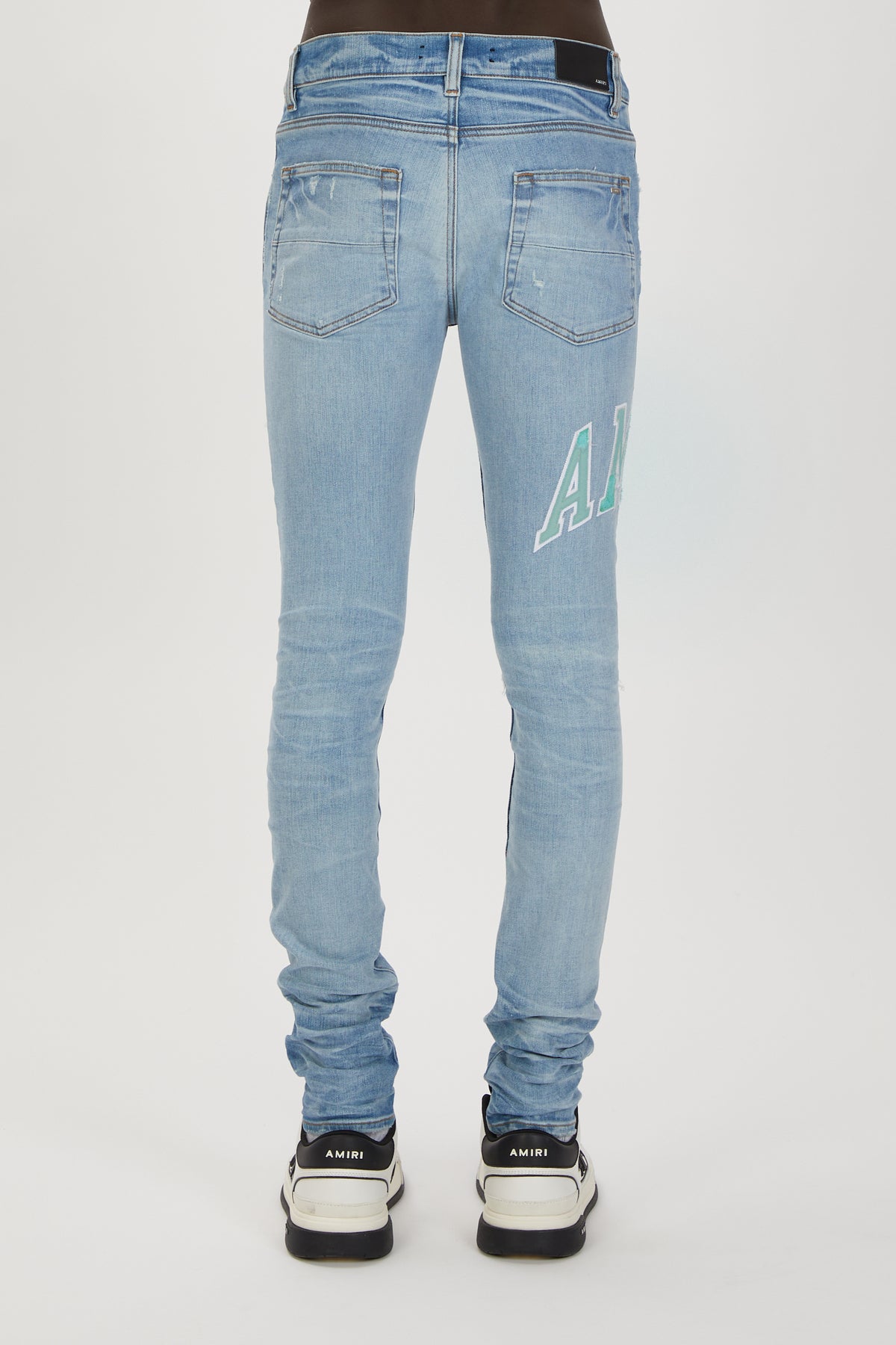 VARSITY LOGO REPAIR JEAN