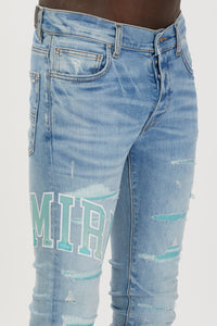 VARSITY LOGO REPAIR JEAN