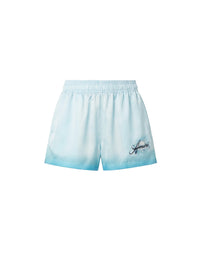 Short Amiri Paradise en soie - Cerulean