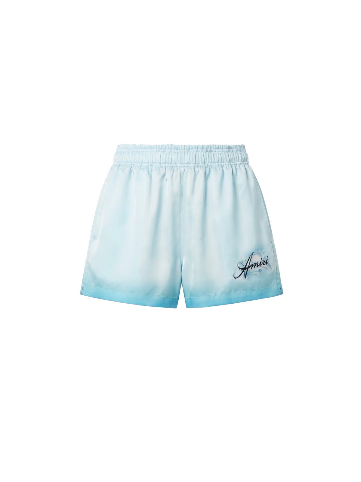 Short Amiri Paradise en soie - Cerulean