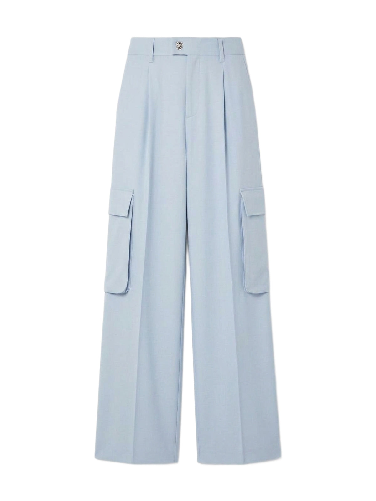 WIDE LEG PLEATED CARGO