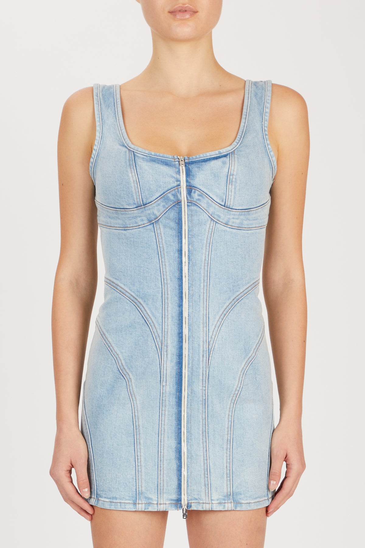 ZIP CORSET DRESS