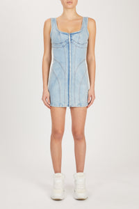ZIP CORSET DRESS