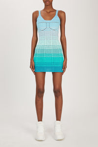 SUNSET OMBRE CROCHET DRESS