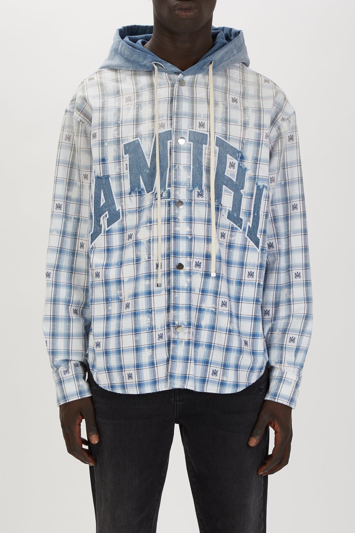 AMIRI HOODED OVERSHIRT