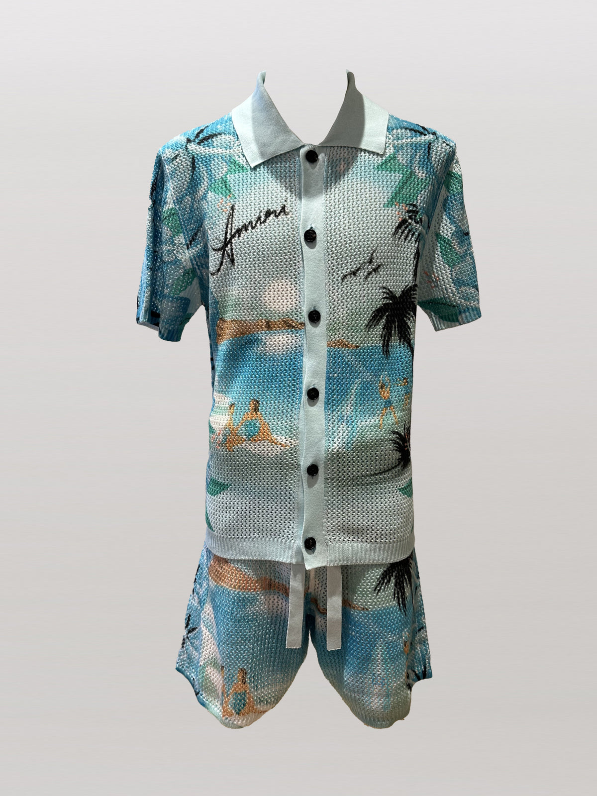 AMIRI PARADISE CROCHET POLO