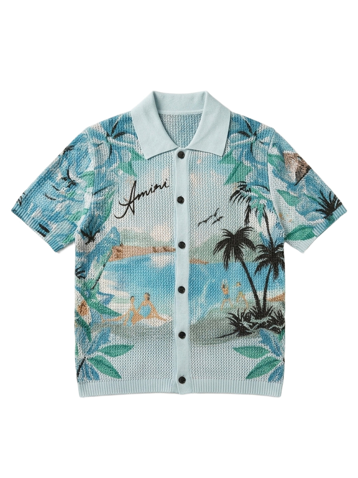 AMIRI PARADISE CROCHET POLO